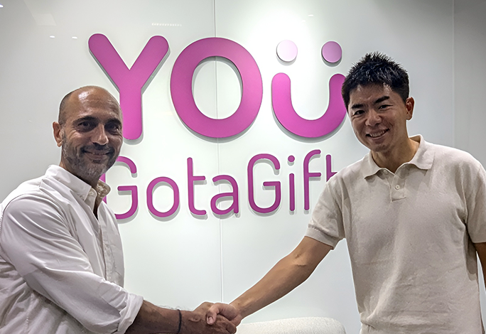 شعار منصة ابدأ يظهر استحواذ شركة giftee على شركة YOUGotaGift