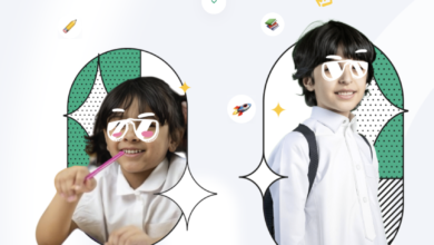 واعد فنتشرز" وشركة "ينمو" أو صورة تعبر عن خدمات "ينمو" للأطفال.